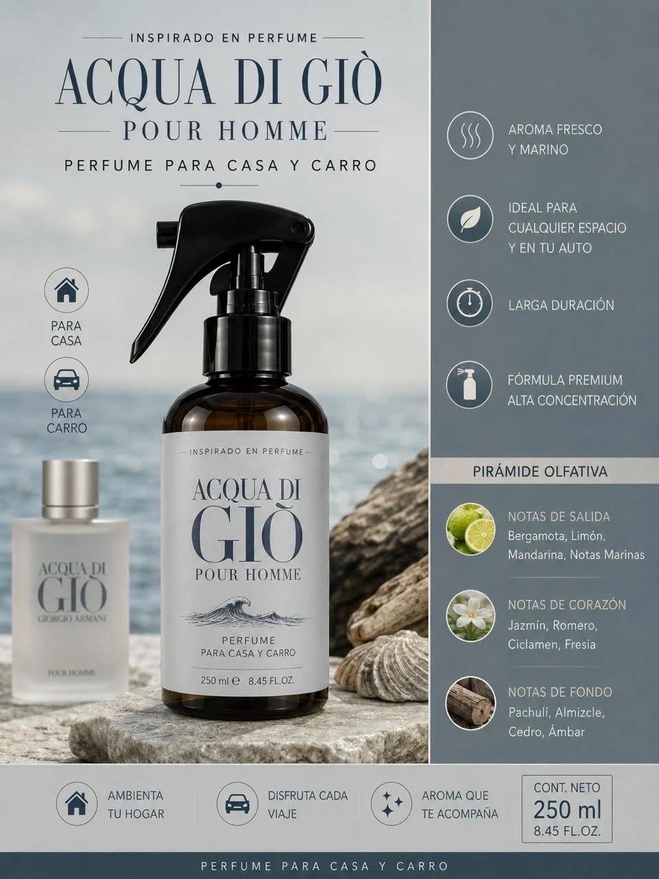 Nacional - Aromatizantes para Casa y Carro 250ml  5