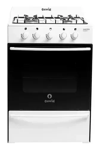 Cocina Escorial Master Classic 56Cm Gas Natural Blanca 2