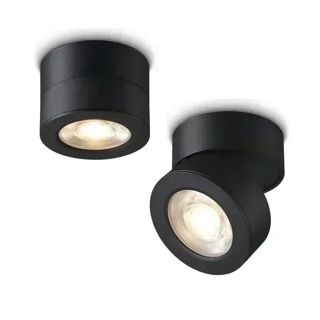 SPOT LED AVI PLEGABLE NEGRO 