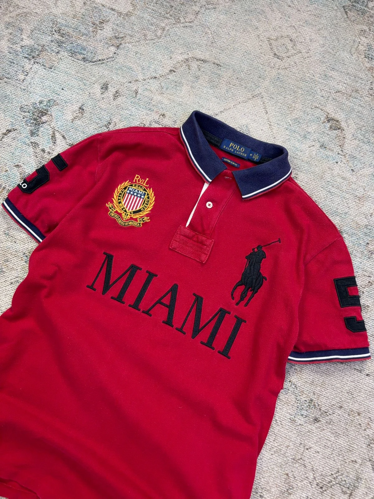 POLO RALPH LAUREN "MIAMI" BIG PONY POLO SHIRT