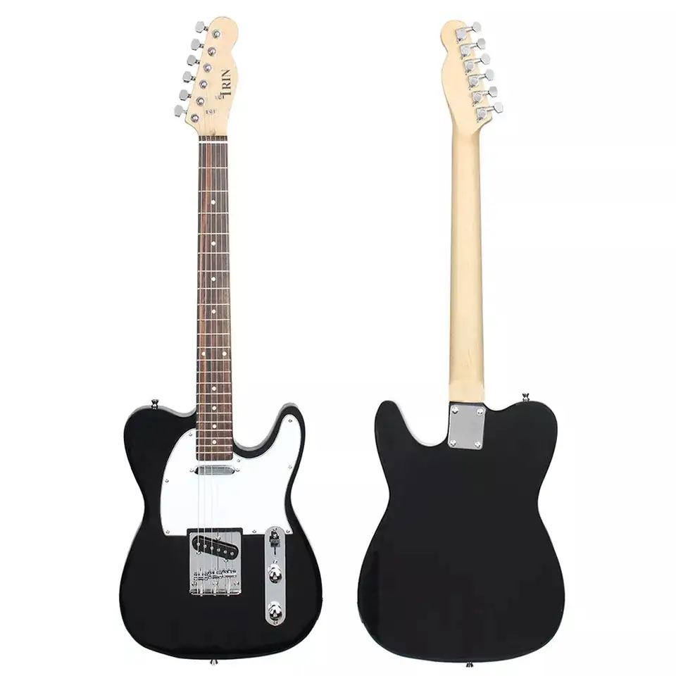 Guitarra eléctrica de 39 pulgadas 6 cuerdas 22 trastes cuerpo de madera 2