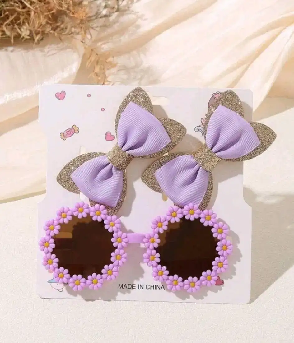 Lentes y moños para niña 3