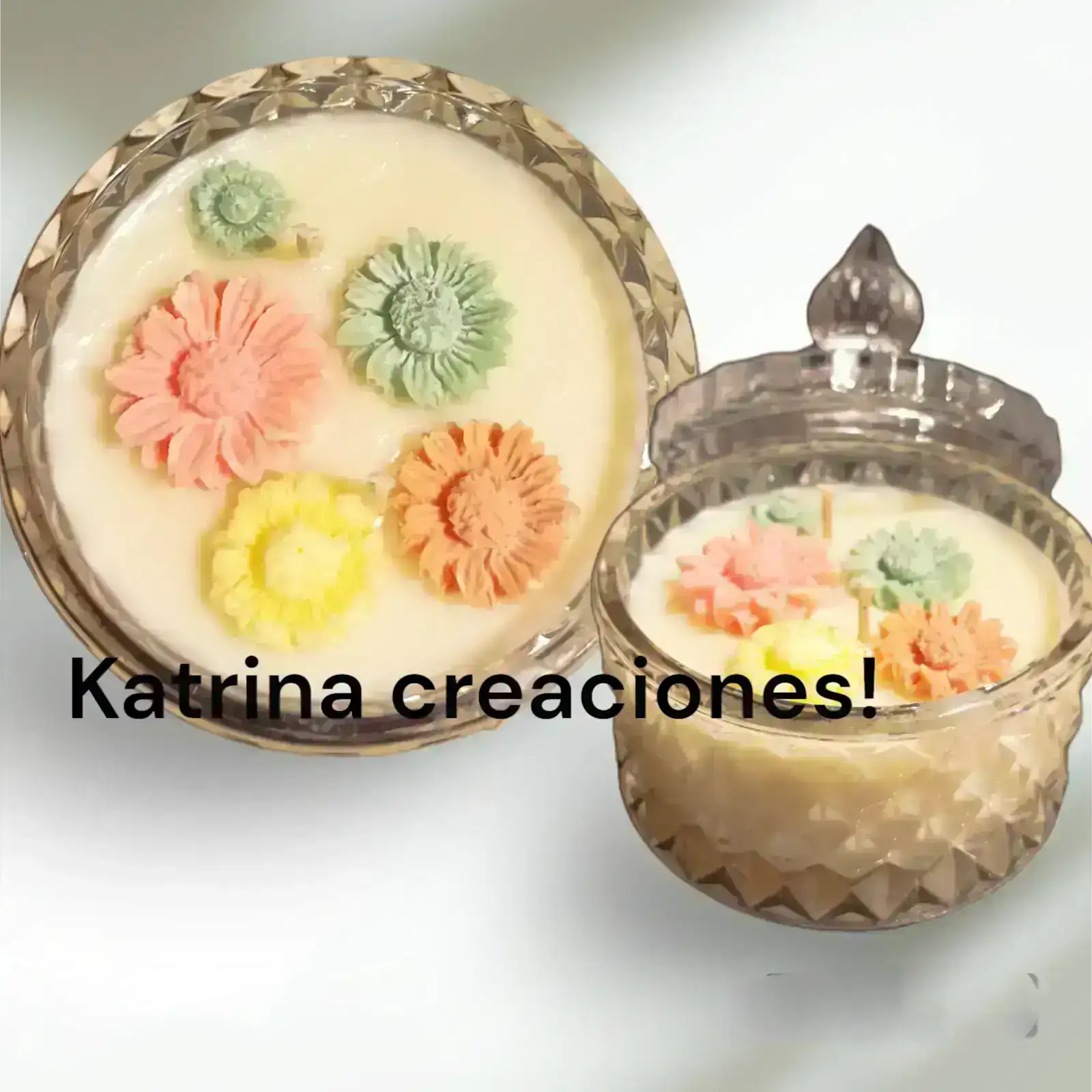 Vela de soja natural en caramelera circo 2