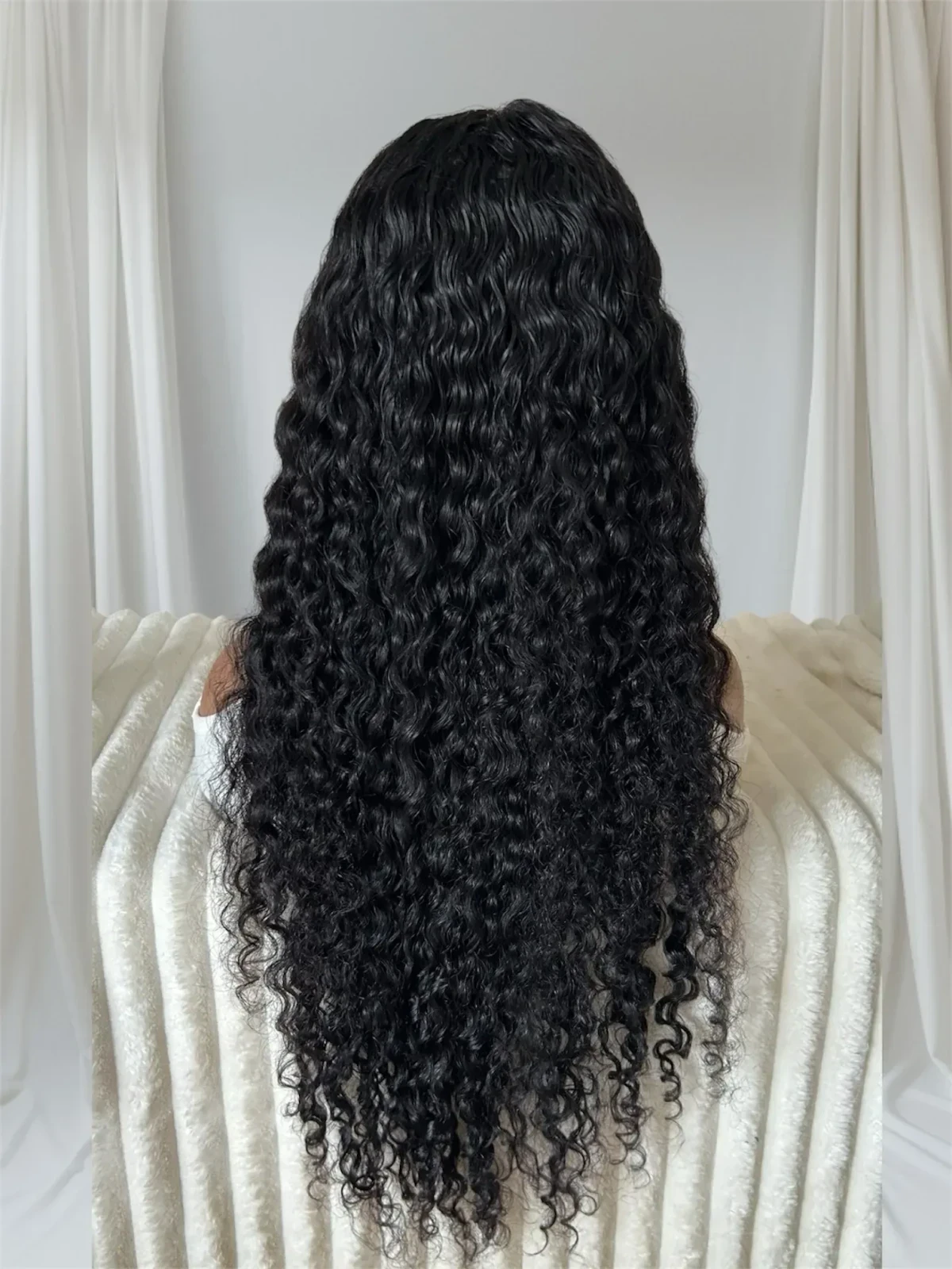 Peluca cabello humano kinky, 12A de 26 pulgadas, frontal lace 13x4 , densidas 180%  3