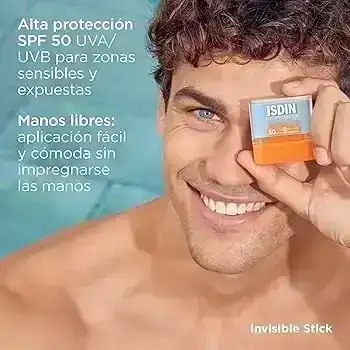 Fotoprotector Invisible Stick FPS 50 Barra Isdin 4