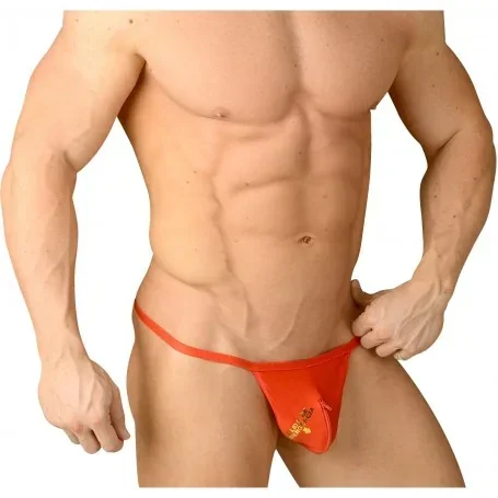 Colaless Masculina Roja Con Cierre Pasionel