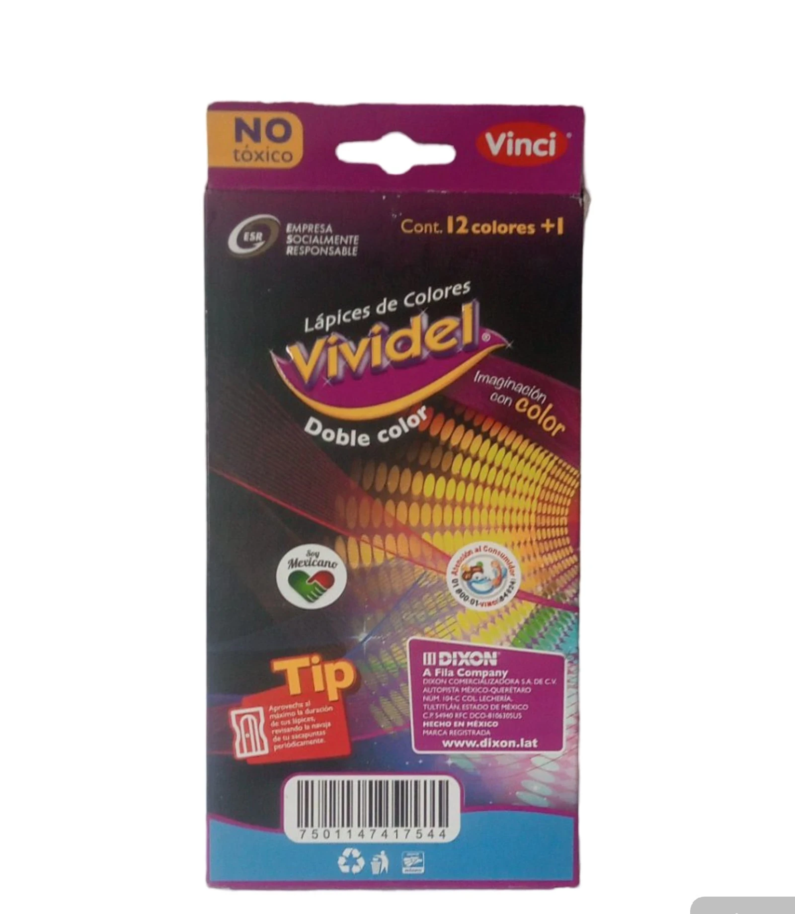 Vividel doble color 24 pzas 2