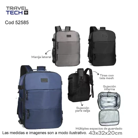 MOCHILA DE VIAJE TRAVEL TECH 52585