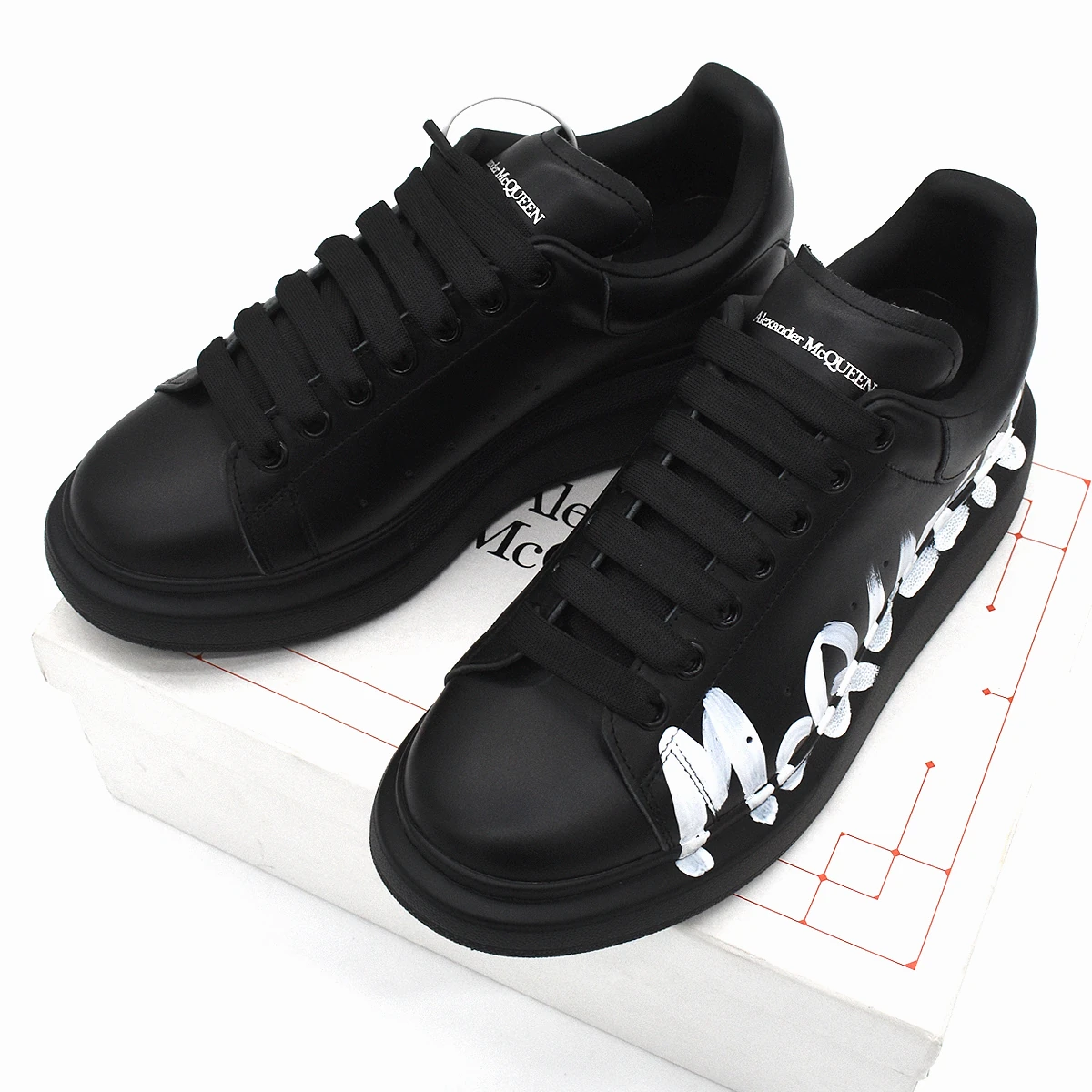 Tenis Alexander McQueen Graffiti-print 3