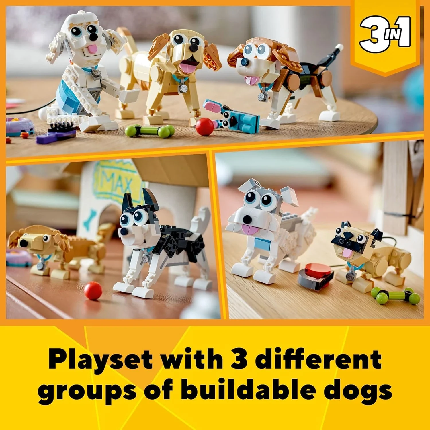 LEGO Creator 3 en 1: Adorables Perros  2