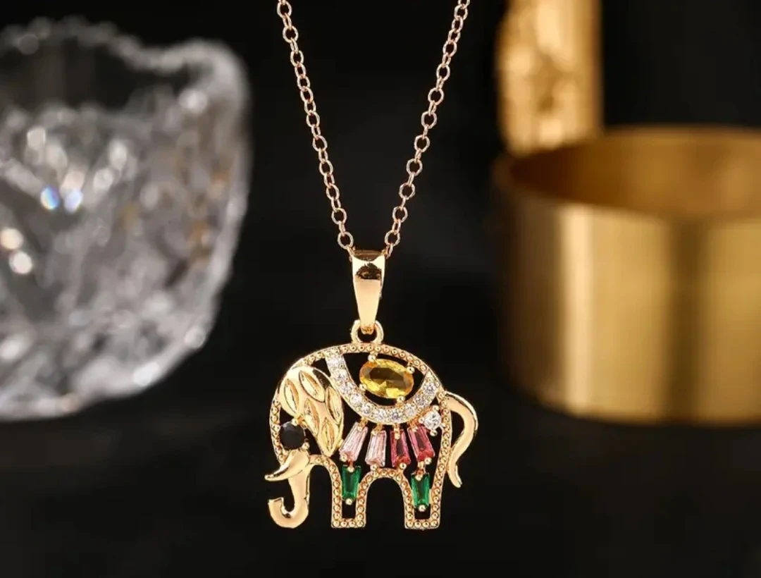 Dije con cadena Elefante 