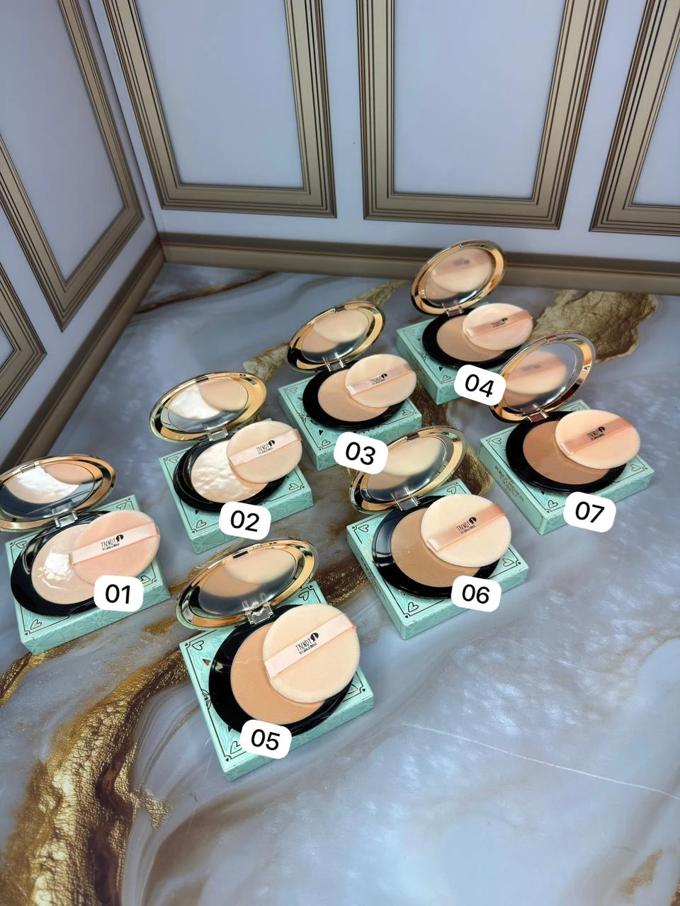 Polvo compacto golden Trendy 2