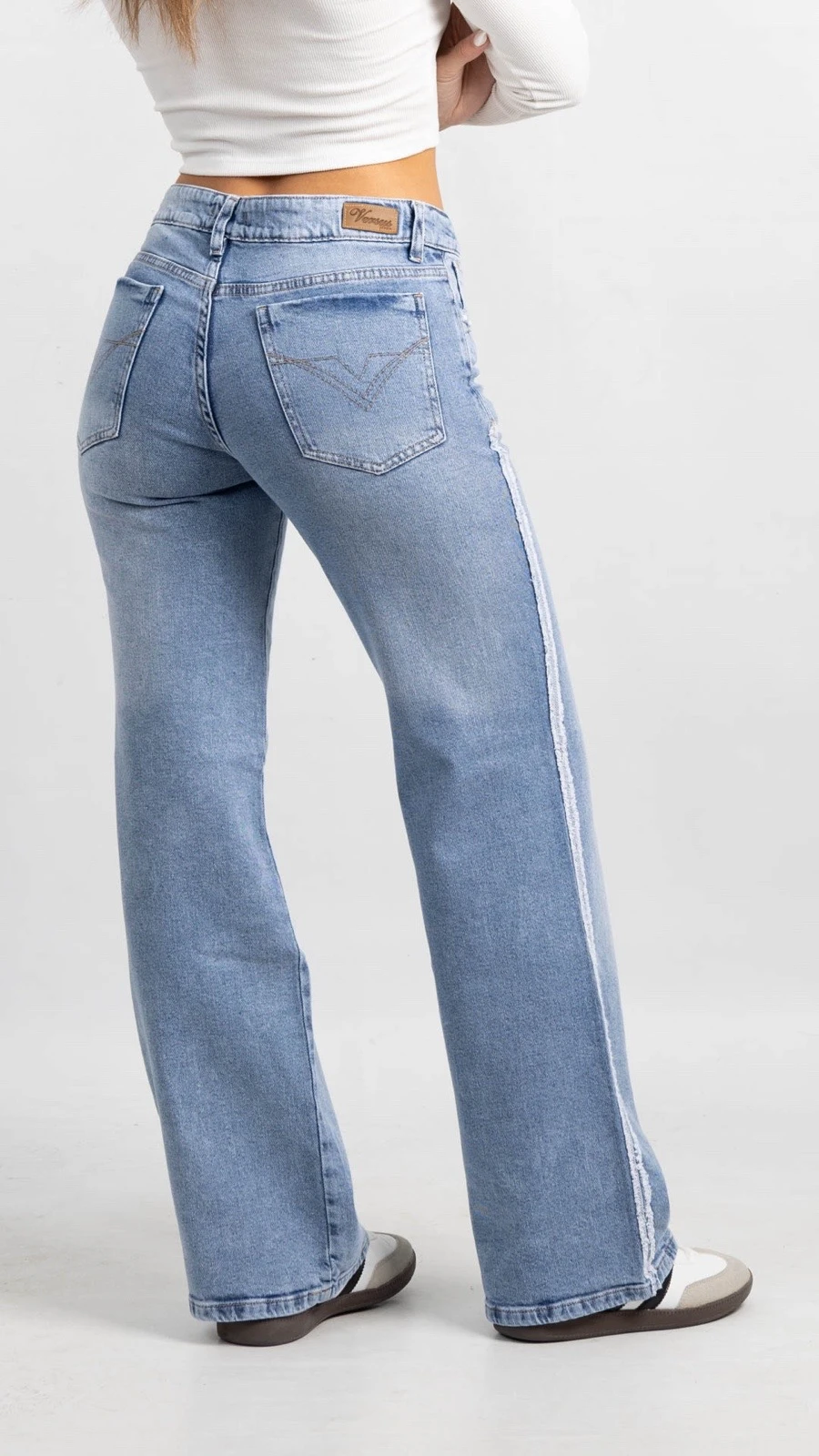 VERSUS WIDE LEG NEVADO SEMI ELASTIZADO