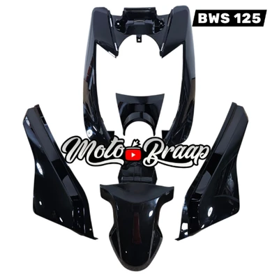PL BWS 125 BWS X Kit partes plasticas x 5 piezas Negras IMUNI200 OKL
