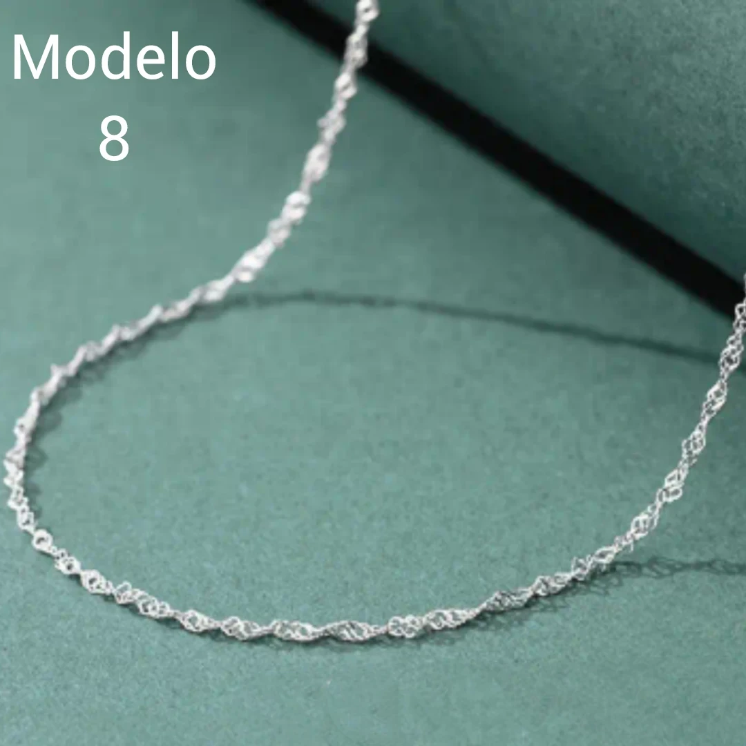 CADENAS DE PLATA VARIOS MODELOS  9