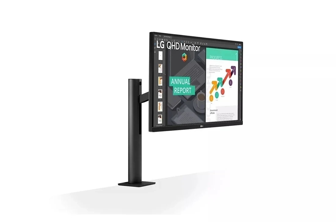 Monitor LG IPS ergonómico QHD de 27" con USB tipo C™