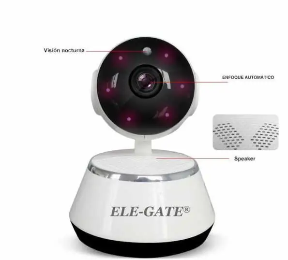 Camara De Seguridad Wifi HD Con Alarma  3