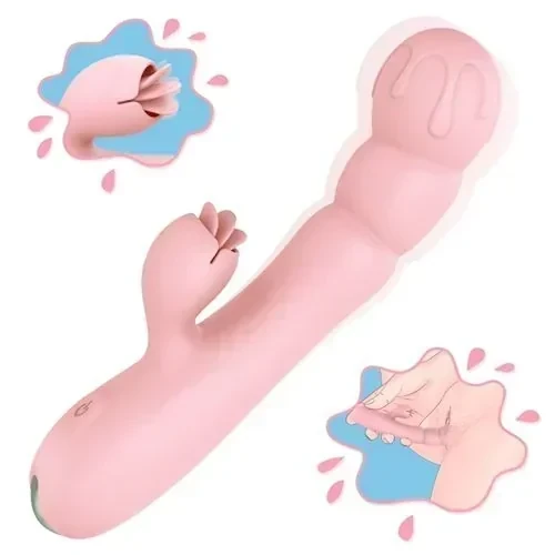 VIBRADOR FROZEN RECARGABLE 9 FUNCIONES 2 MOTORES