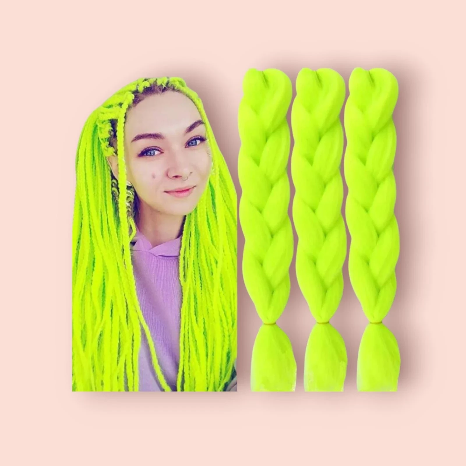 TRENZA AFRICANA EXTENSIÓN KANEKALON A22