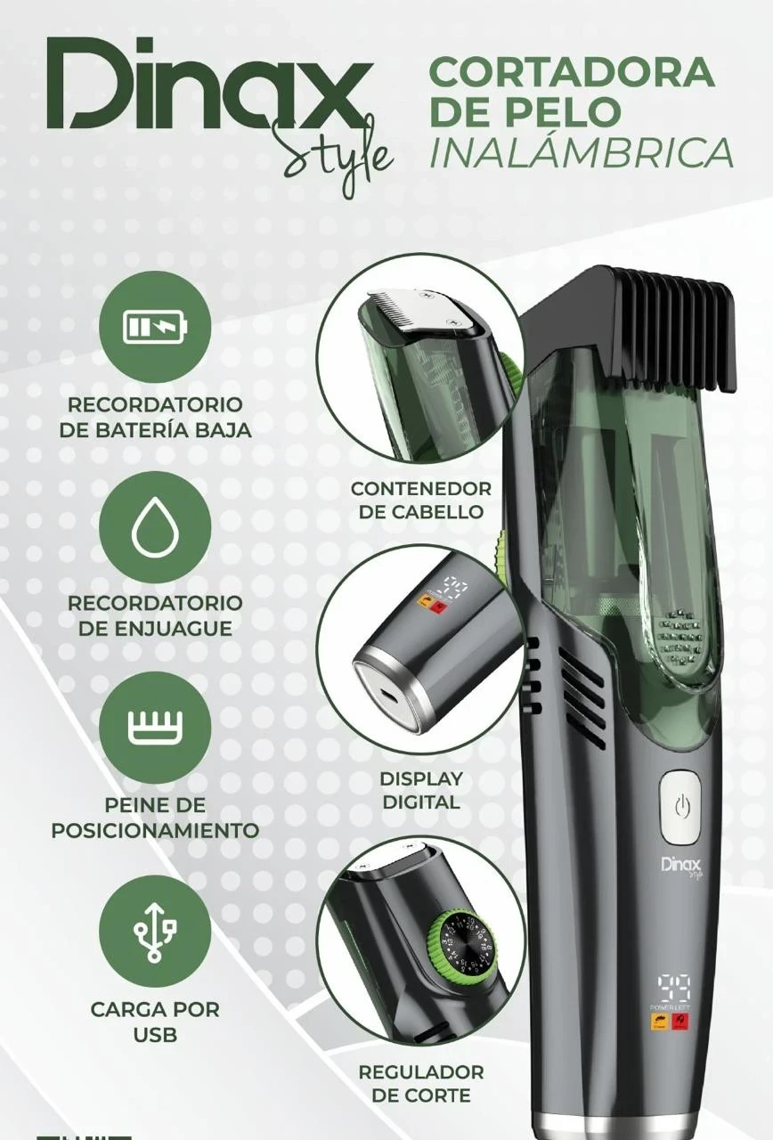 Cortadora de pelo inalámbrica Dinax