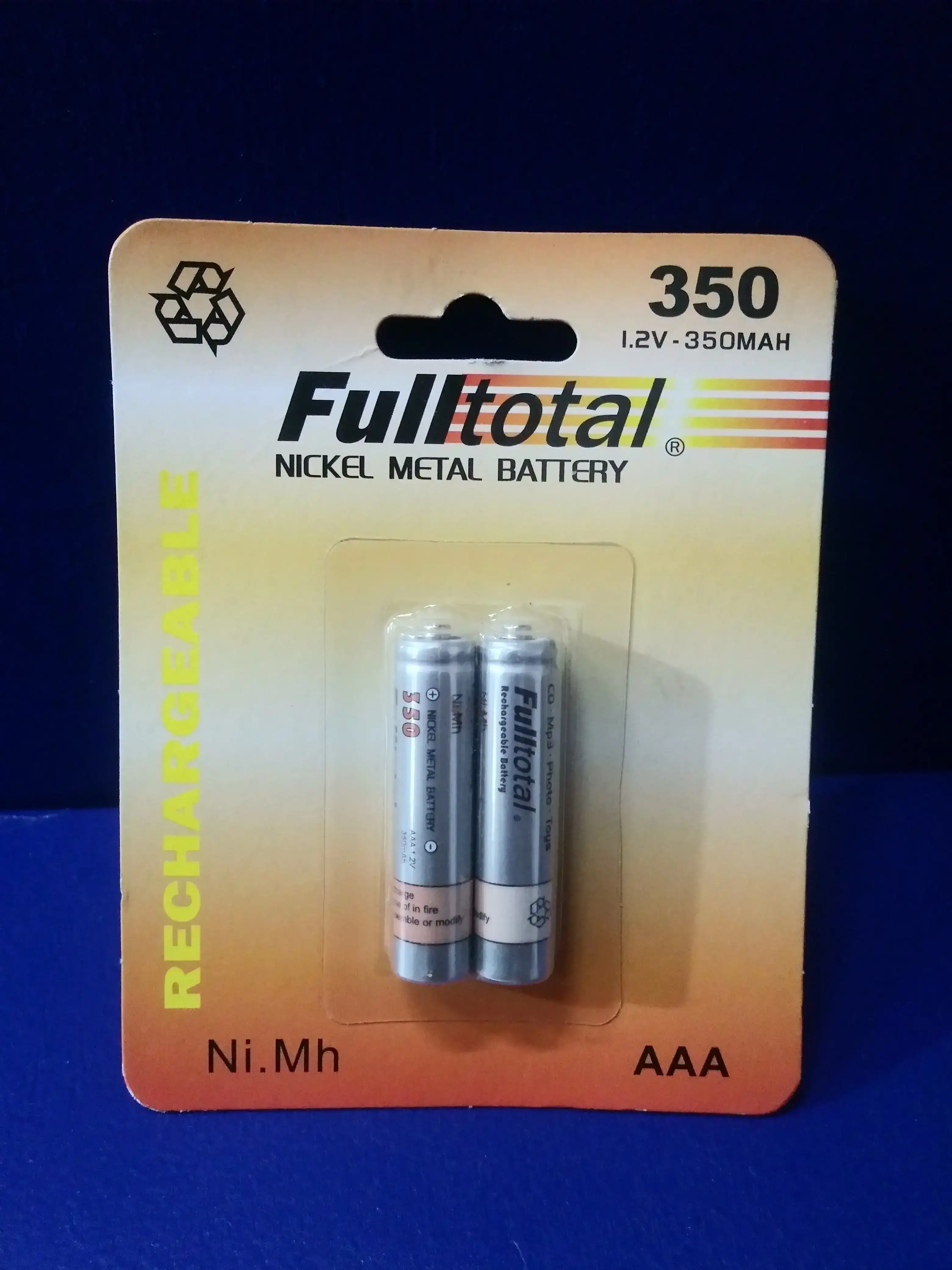 Bateria de nikel FULLTOTAL AAA 350 MAH