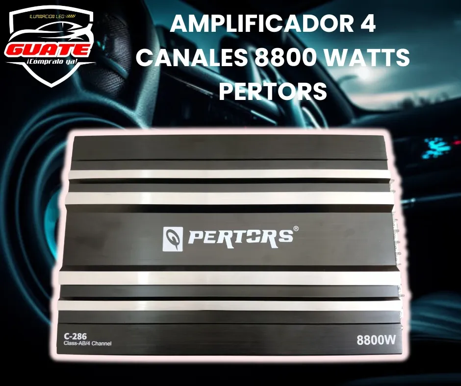 AMPLIFICADOR PERTORS 8,800W
