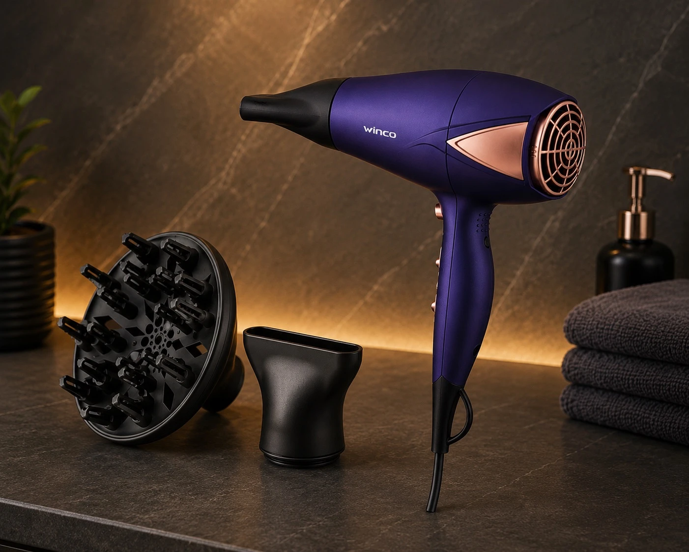 SECADOR DE PELO CON DIFUSOR 