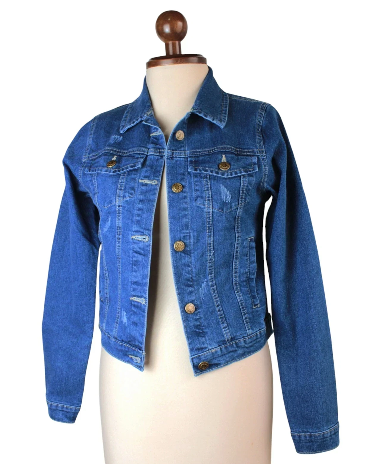 Chaqueta de jean clasica talla L 