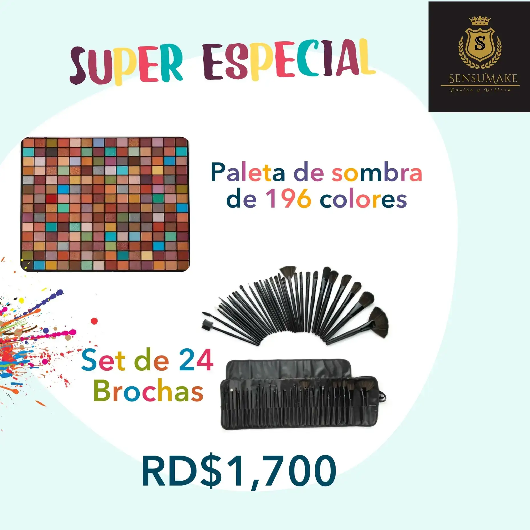 Combo de maquillaje 