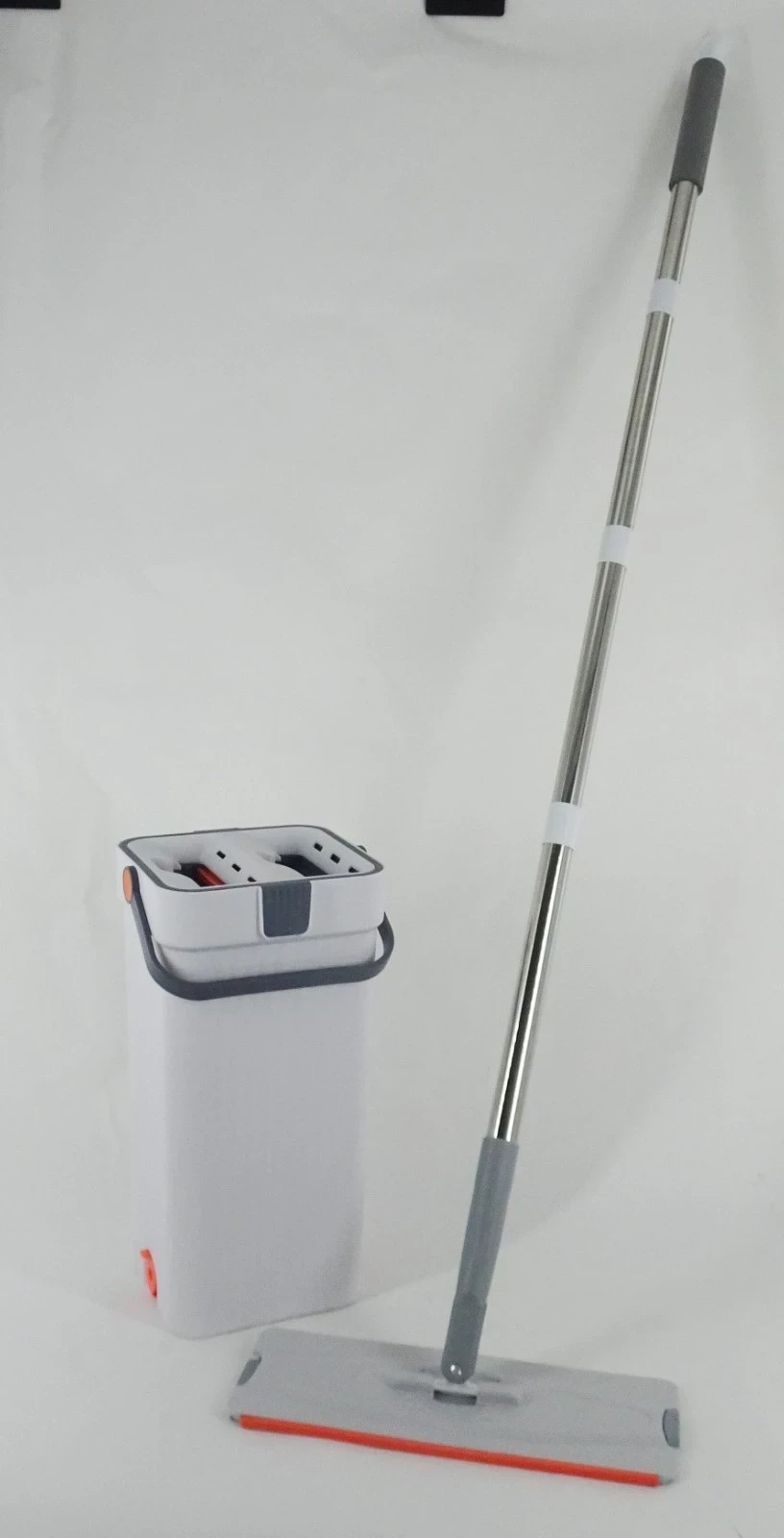 Mopa plana trapeador con balde escurridor de DINAX 4