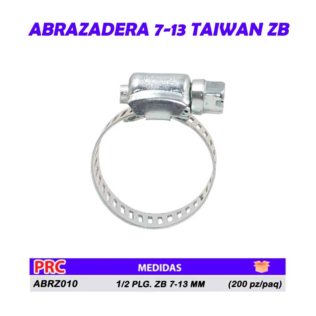 ABRAZADERA 7-13 TAIWAN ZB 1/2"