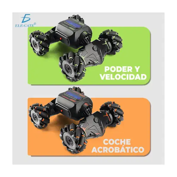Carto Acrobático A Control Remoto Y Pulsera Inductiva  2