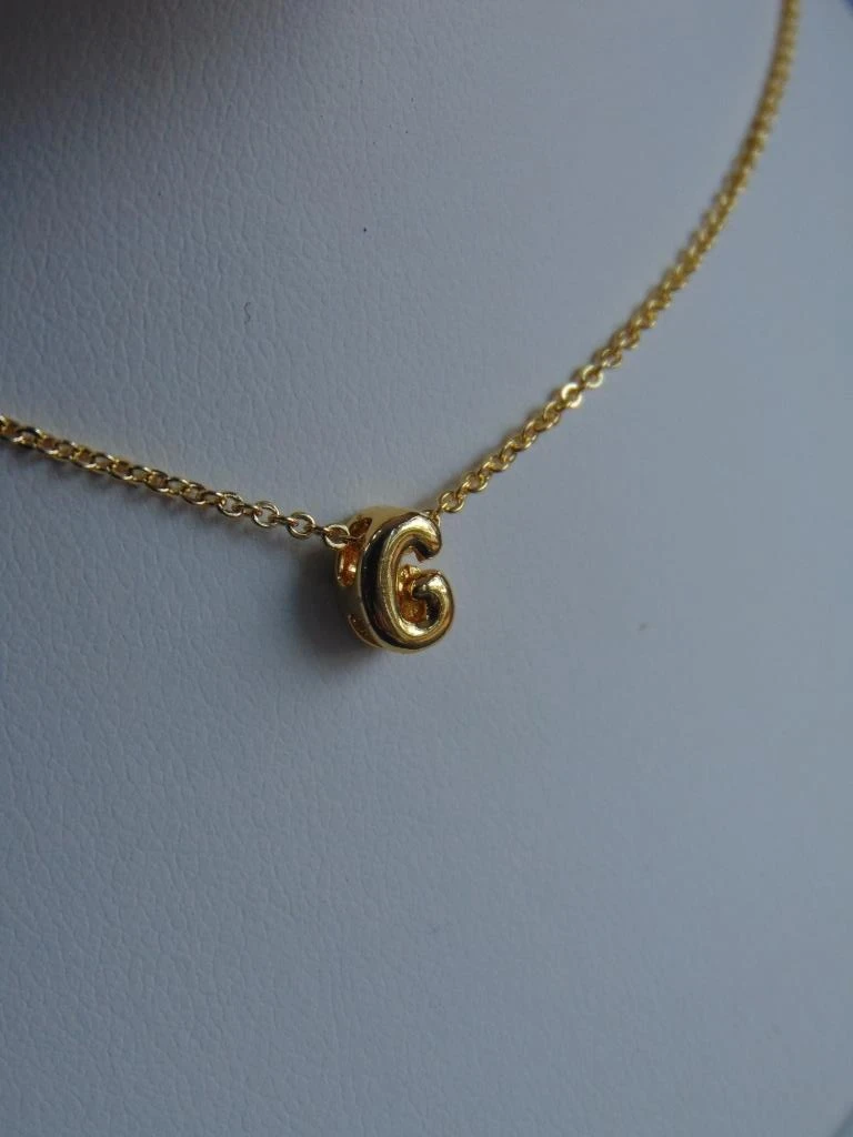 CADENA + DIJE DOR INICIAL MINI GLOBO G 2
