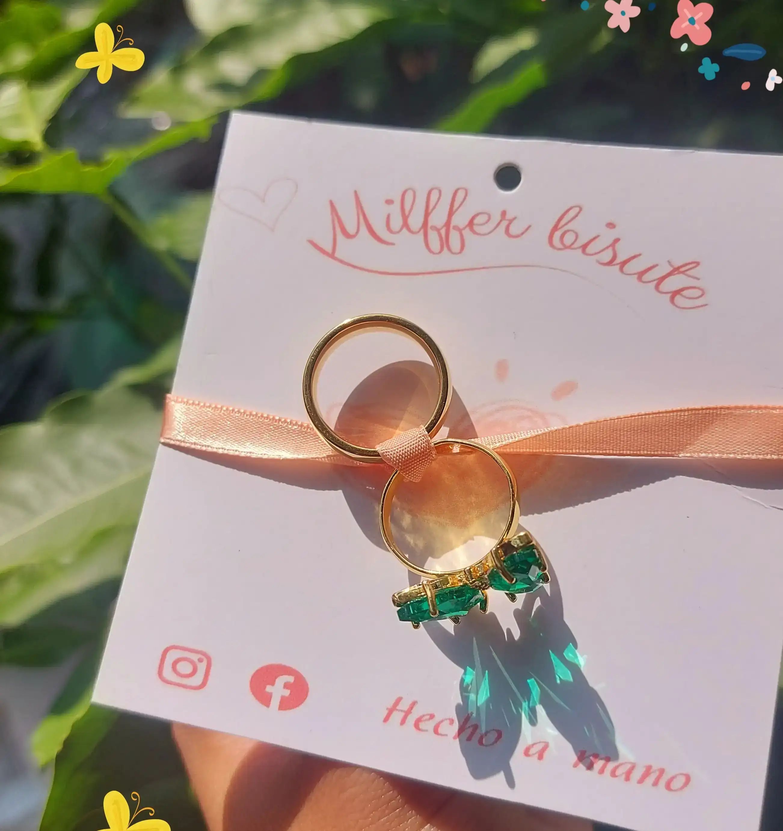 Anillos de mariposa para compartir  4
