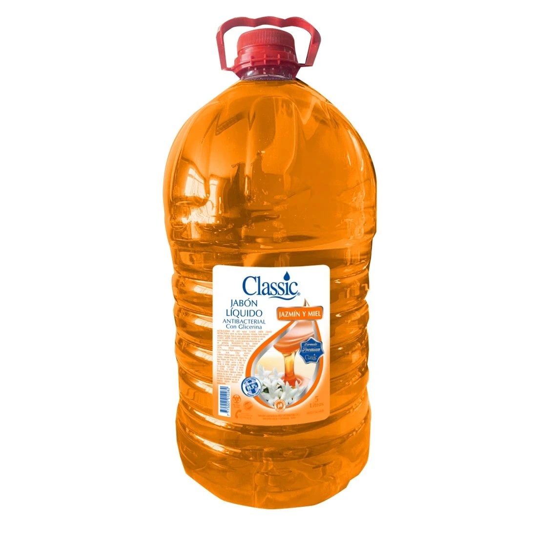 CLASSIC JABON LÍQUIDO JASMIN Y MIEL 5L