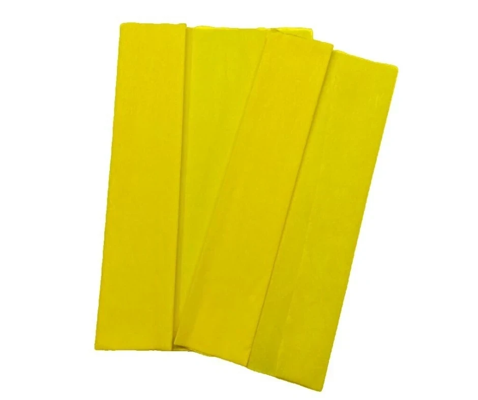 Crepe amarillo  canario pliego