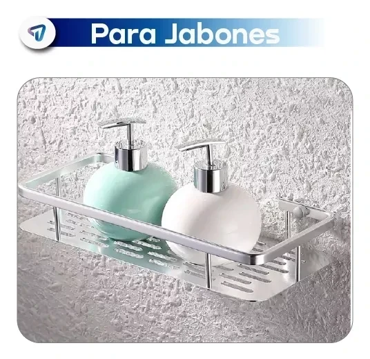 Organizador Ducha 2 Estantes Aluminio Waggs Premium Accb03 3