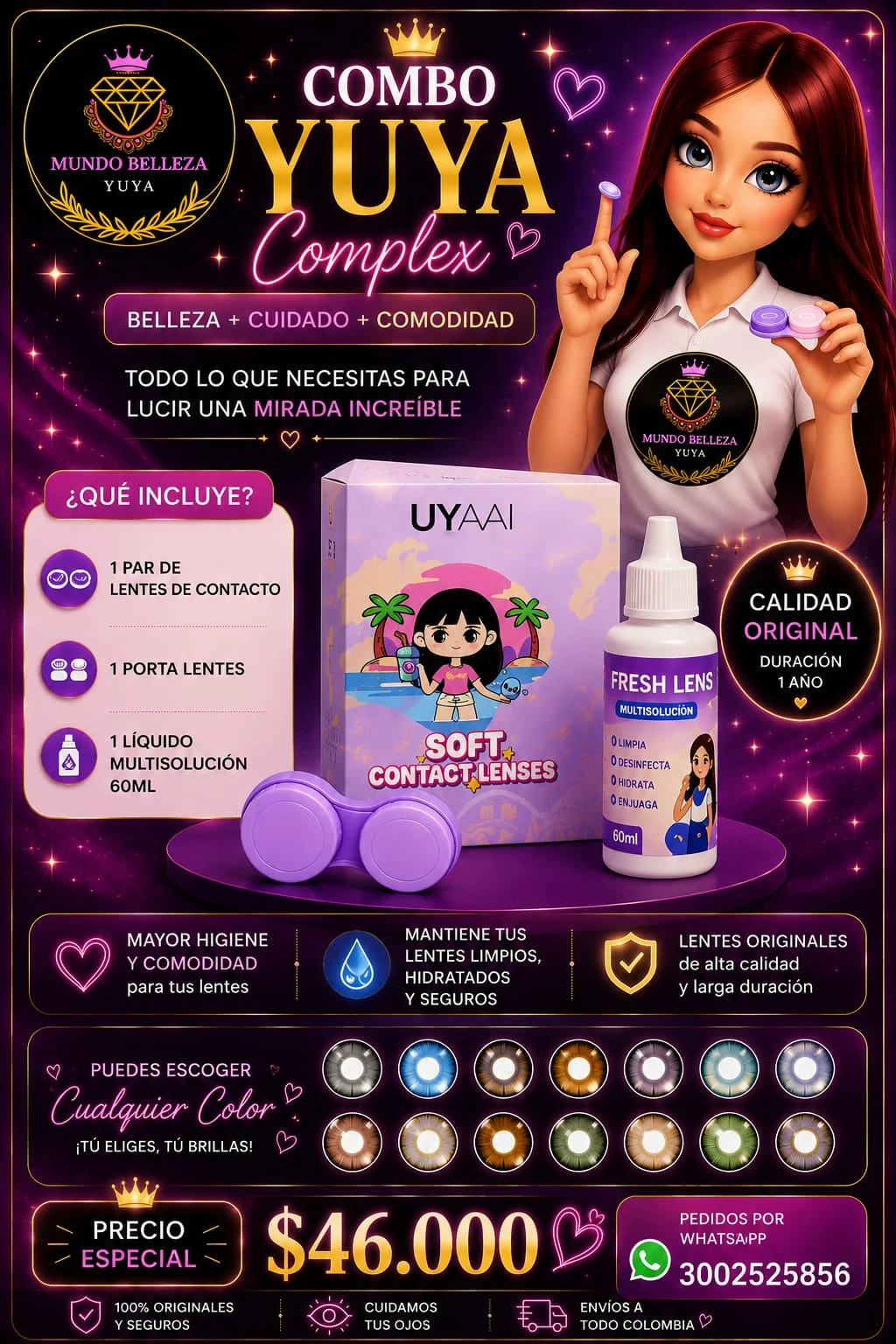 COMBO YUYA COMPLEX - LENTES DE CONTACTO 