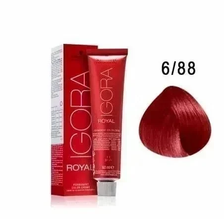 igora 6.88 tinte rubio oscuro rojo intenso