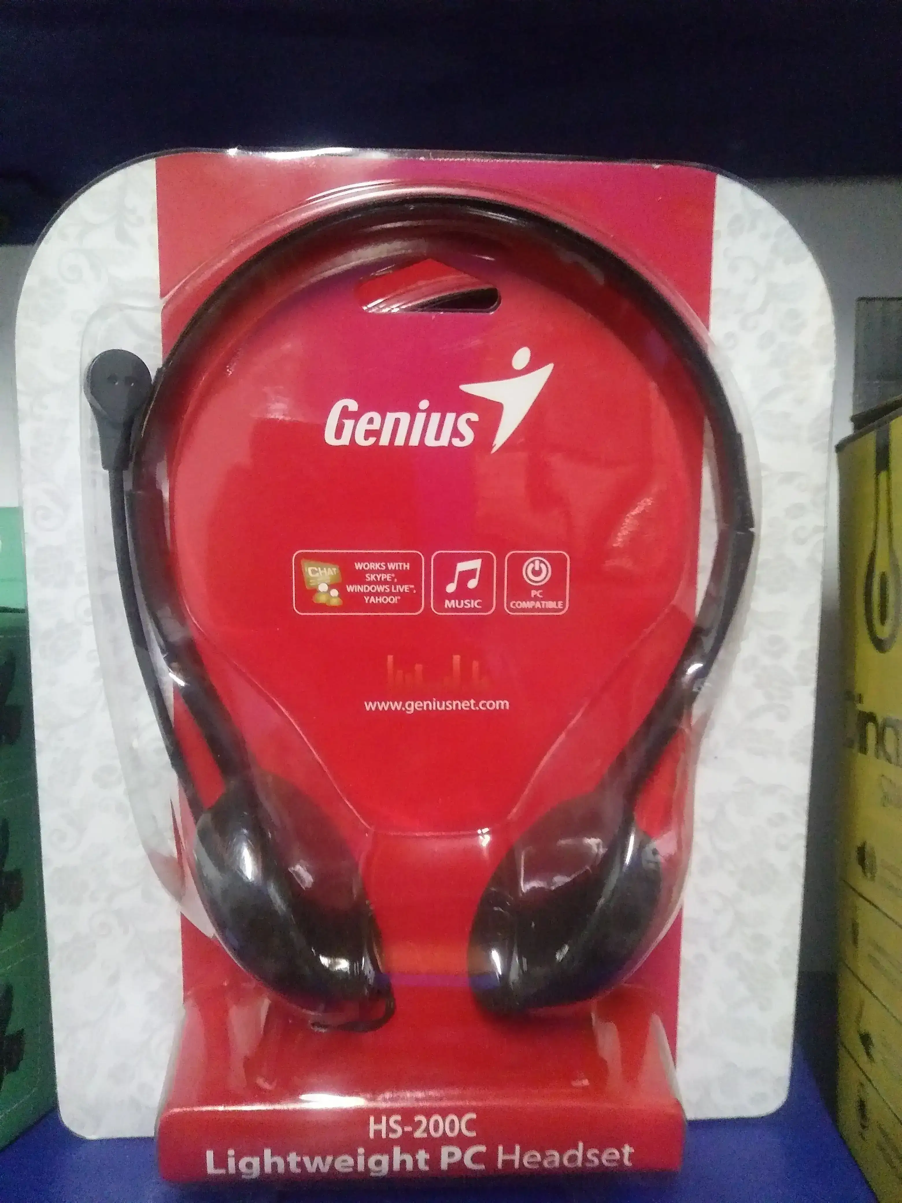 Auricular Manos Libres Vincha Genius Hs-200c