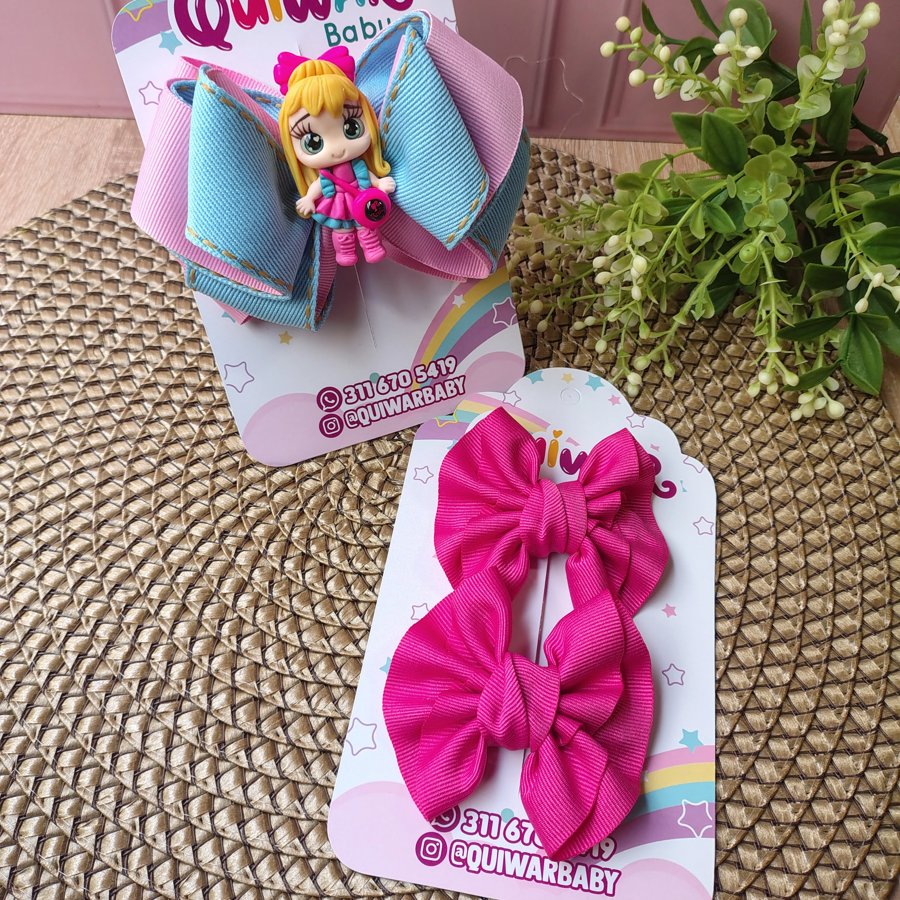 Set Barbie rosado con azul