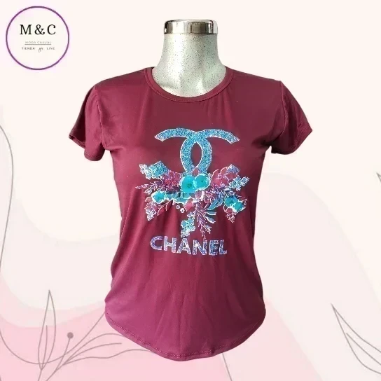 Playera Med basica estampada 5