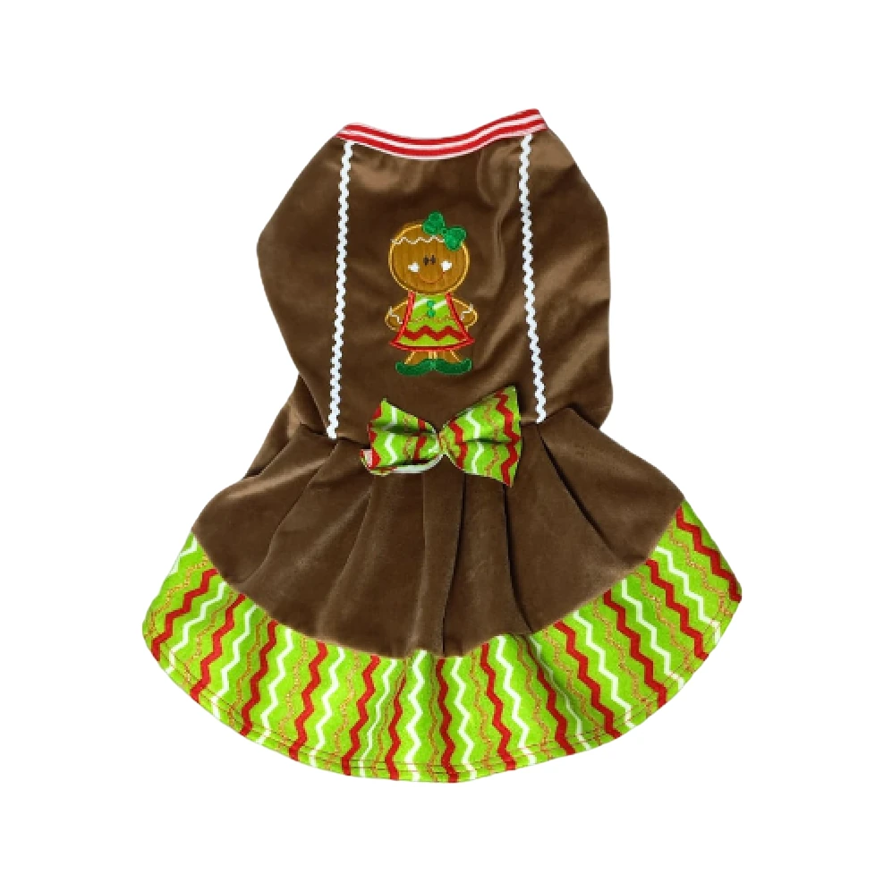 Vestido galleta navideña