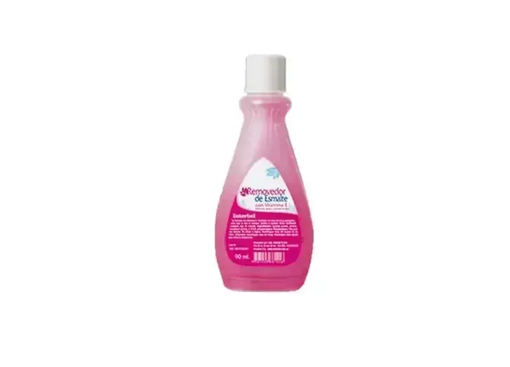 REMOVEDOR DE ESMALTE ROSA + VIT E 90 ML