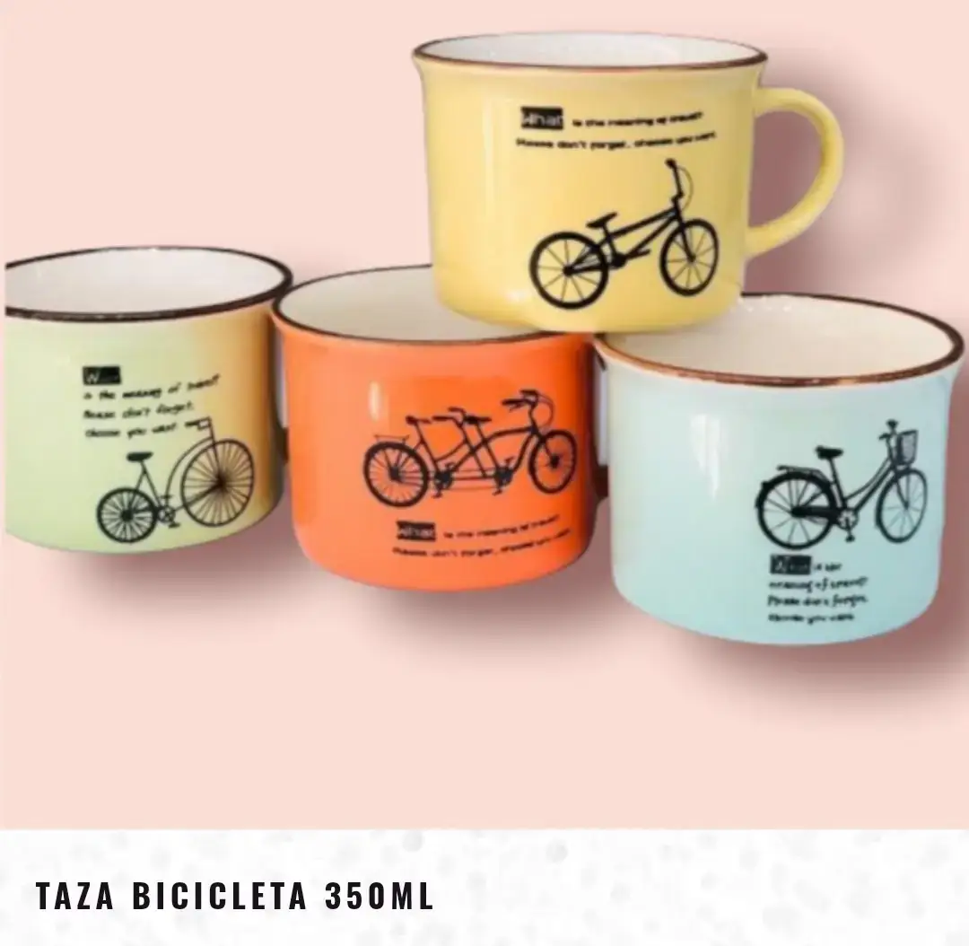 Taza bicileta 350ml