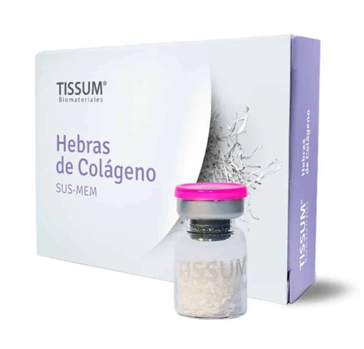 MEMBRANA REABSORBIBLE DE COLÁGENO HEBRAS - TISSUM 