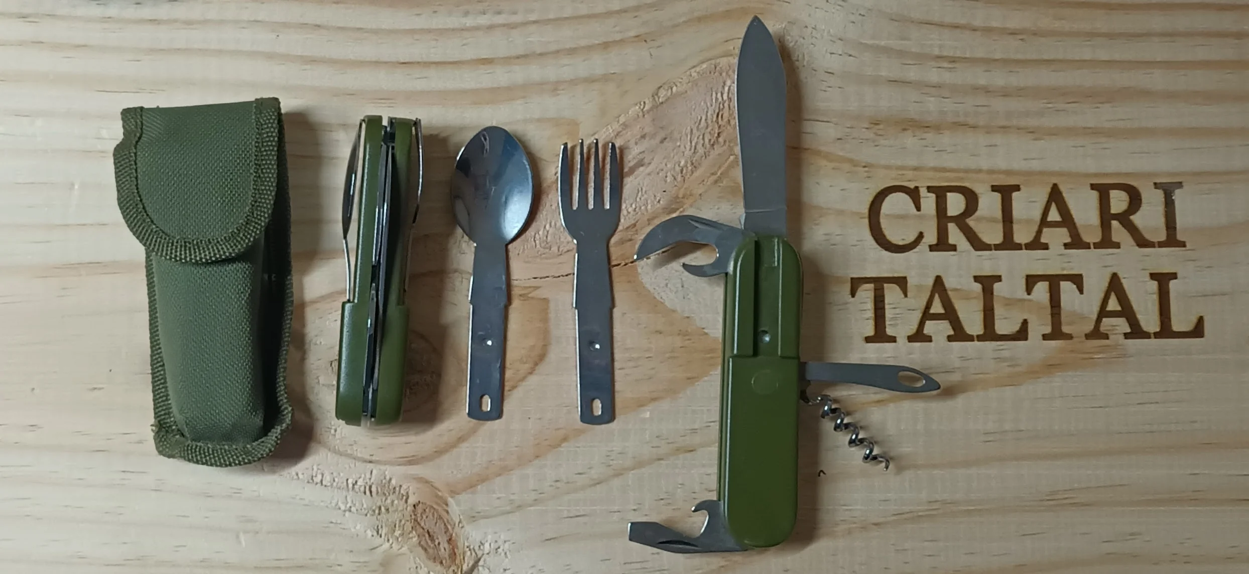 SET DE CUBIERTOS PARA CAMPING