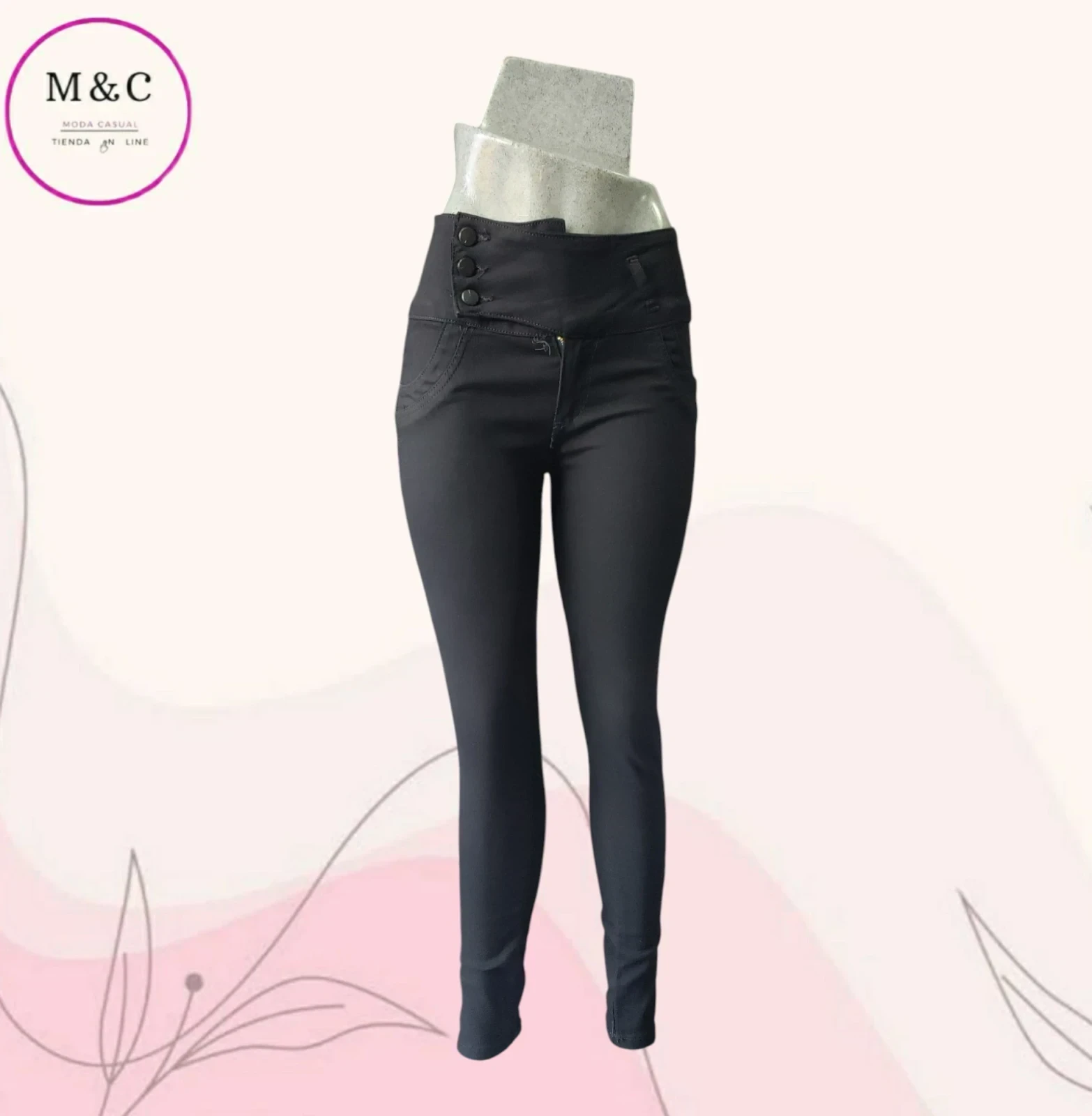 Pantalon Talla 17 mezclilla  3