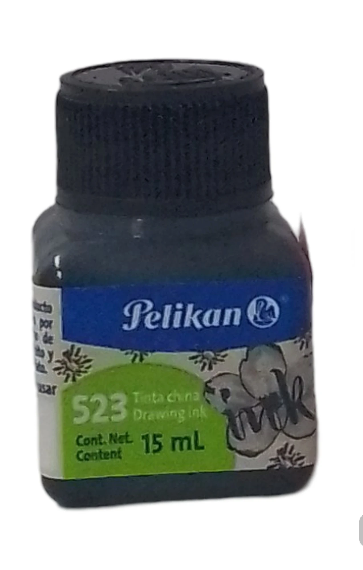Tinta china frasco 15 ml negro