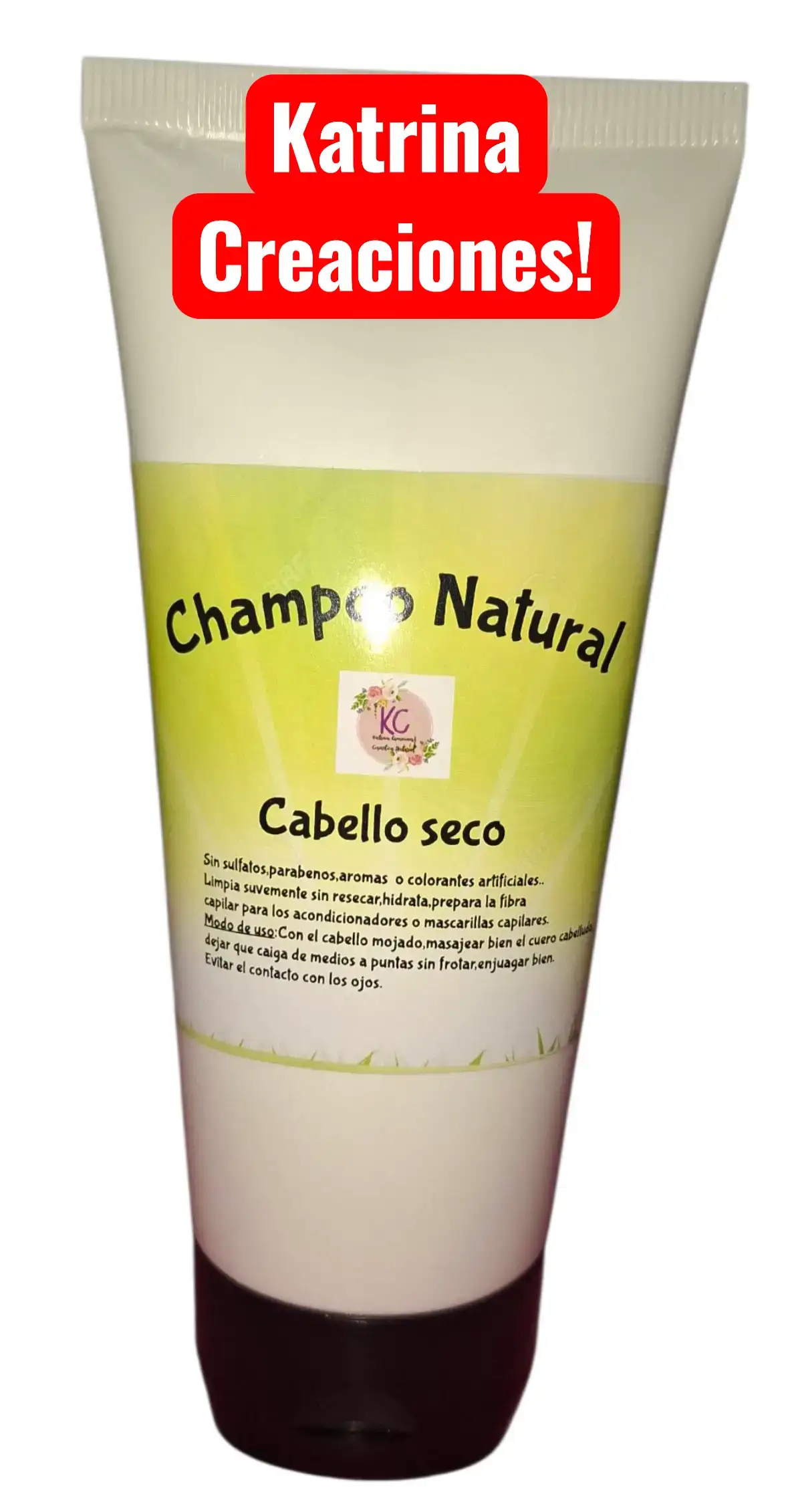 Champoo natural pelo seco a muy seco.